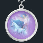 Collier Sky Féerie Aspar et Unicorn Vignette<br><div class="desc">Sky Féerie Aspar et Unicorn Vignette Sous la pleine lune et les étoiles dans le ciel de minuit, il y a une piscine de féerie qui est rempli d'eaux pures de la magique cascade de licorne. C'est là que vous trouverez la Unicorn, Sky Féerie Aspara et Unicorn Lunaria, danser dans...</div>