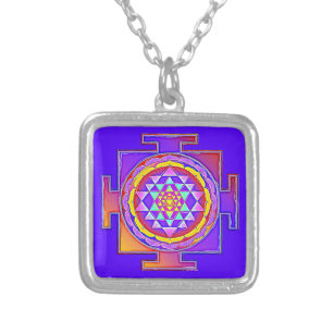Collier Sri Yantra - Symbole hindouiste Design 1