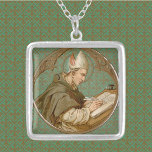 Collier St. Albert le Grand (BK 013)<br><div class="desc">Utilisez l'option "Transférer ce design" à droite de cette description pour créer des bracelets, des charmes, des épingles à revers, des liens, des barres de cravate et des porte - clés de métal haut de gamme ! Vous préférez un arrière - plan de couleur solide ? Supprimez l'image du motif...</div>