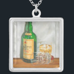 Collier Still Life with Scotch par Jennifer Goldberger<br><div class="desc">Dégustez votre verre à ce tableau réaliste de Jennifer Goldberger. Vous pouvez presque imaginer entrer dans la pièce et prendre un verre pour vous-même. Obtenez votre copie aujourd'hui !</div>