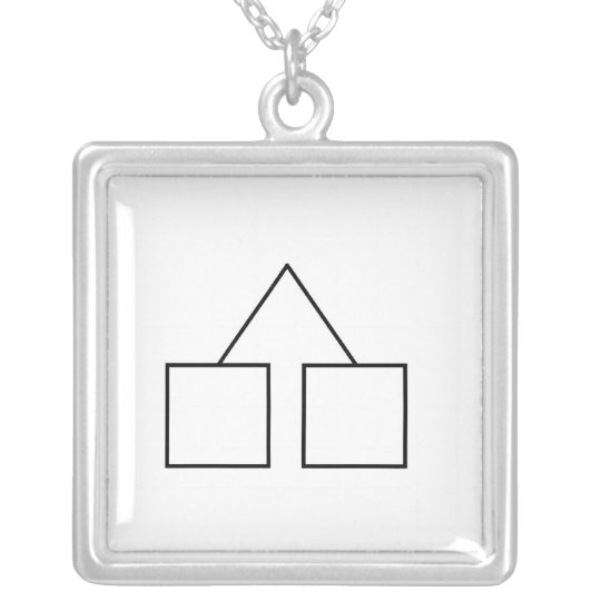 Collier Symbole De Jumeau Fraternel Zazzle Fr