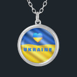 Collier Ukraine - Paix - drapeau ukrainien - Soutien à la<br><div class="desc">Je Suis Avec L'Ukraine - Paix - Drapeau Ukrainien - Soutien À La Liberté - Fort Ensemble - Victoire De La Liberté ! Vous pouvez transférer vers plus de 1000 produits Zazzle ! Nous Sommes Avec L'Ukraine !</div>