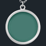 Collier Vert bleu (roue couleur) Vert profond de la mer<br><div class="desc">Vert bleu (roue couleur) Vert profond de la mer</div>