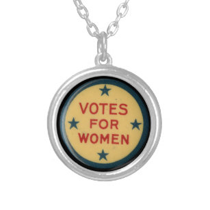 Collier Votes pour le Pin historique de suffrage de femmes