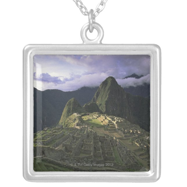 Collier Vue aérienne de Machu Picchu, Pérou (Devant)