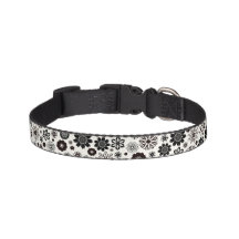 Joli jeu moderne noir et blanc motif floral