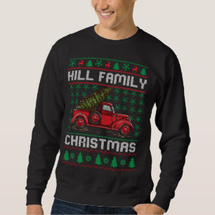 Colline Famille moche Sweat de Noël Camion Rouge F