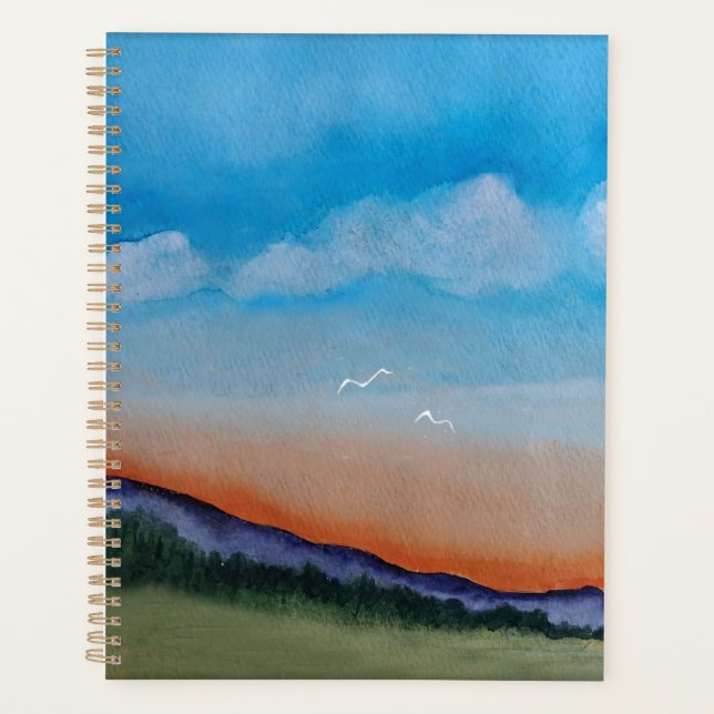 Collines du coucher du soleil (Devant)