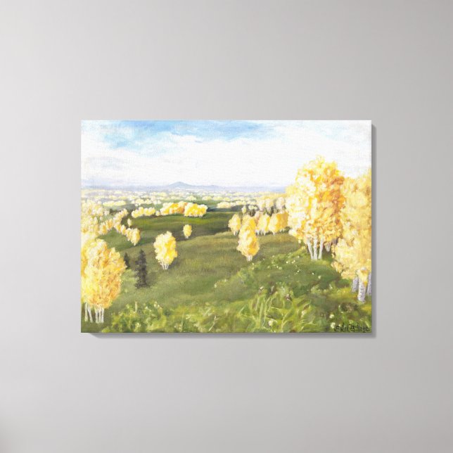 Collines du nord de Aspen : toile Impression non d (Recto)