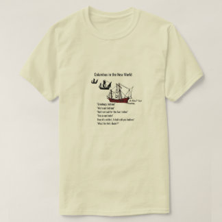 Colomb dans le Nouveau Monde - Un T-shirt MisterP
