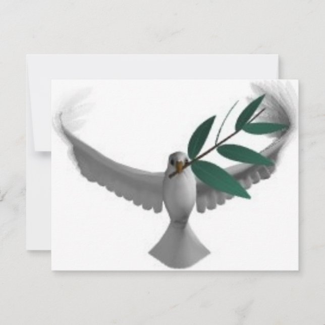 Colombe-branche d'olivier (Devant)