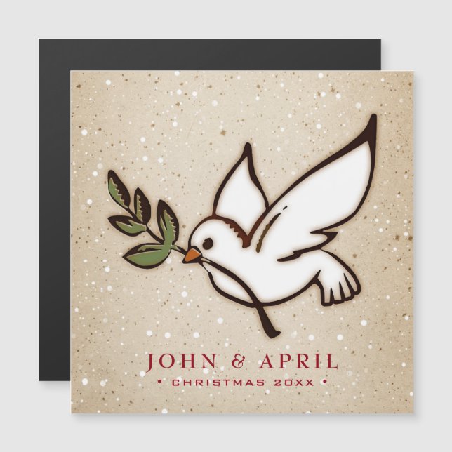 Colombe de Noël (Devant / Derrière)