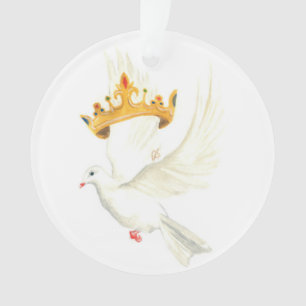 Colombe et couronne