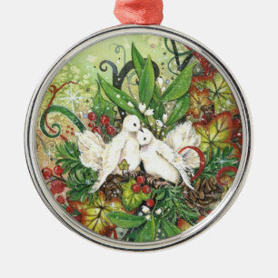 Colombes de tortue et ornement de Deco