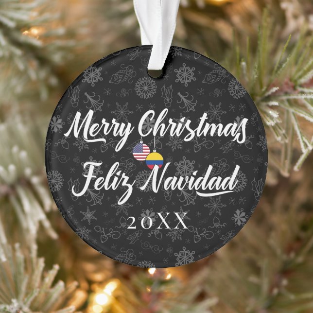 Colombian American With Custom Year Bilingual (Arbre)