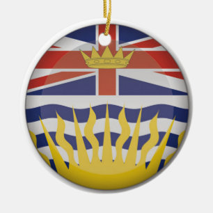 Colombie-Britannique Porcelaine Ornement de Noël