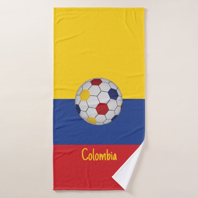Colombie Football (Serviette de bain)