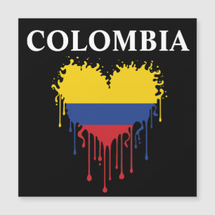Colombie stupéfiant Déchirer le drapeau du coeur