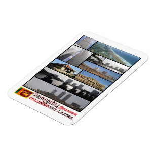 Colombo - Sri Lanka - Mosaic - Magnet