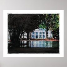 Colonial House Print, Poster Paper (Matte)
