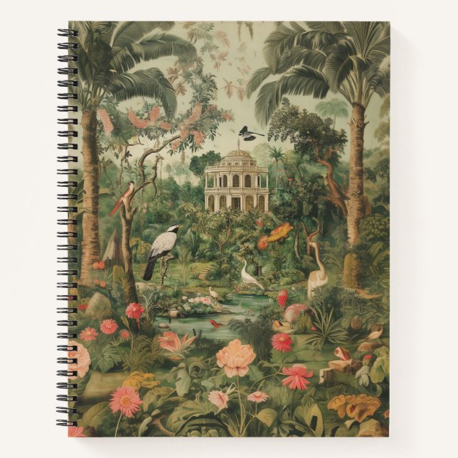 Colonial Safari Garden Daydream Carnet Spiral (Devant)