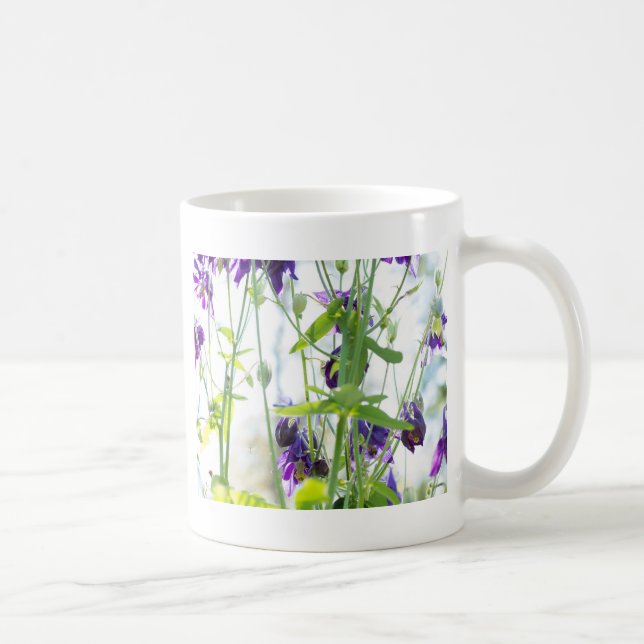 Colonnes pourpres Mug Floral (Droite)