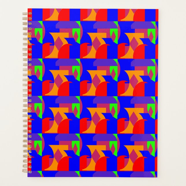 Color Block Abstrait - Bright Modern Art Motif (Devant)