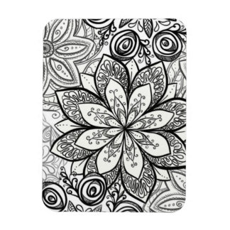 Color It Yourself Magnet - Floral 1