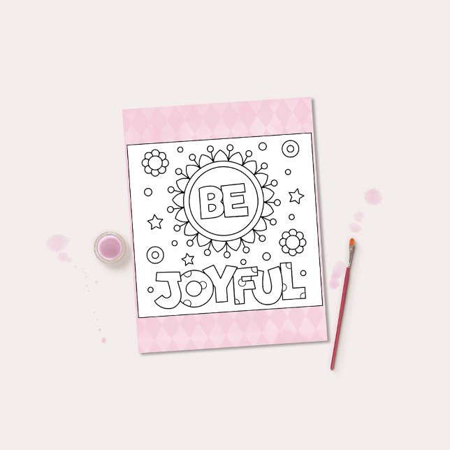 Color Me Be Joyeux | Cartes d'activité inspirantes (Créateur téléchargé)