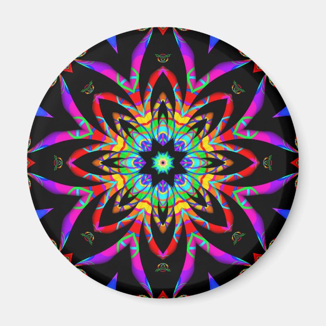 Color Me Fantastic Fractage Magnet (Devant)