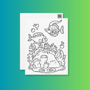 Color Me Fish Duo   Cartes d'activité pour enfants