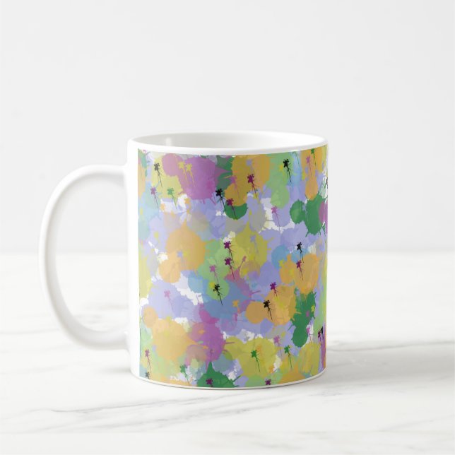  Color Splash Abstract Mug – Vibrant Artistic CMug (Gauche)