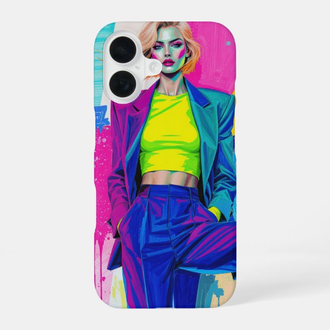 Color Whisper – Coque iPhone 16 (Verso)