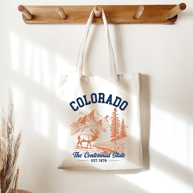 Colorado Adventure Tote Bag | Deer and Mountain  (Créateur téléchargé)