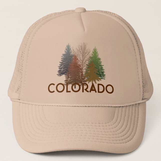 Colorado arbres colorés casquette (Devant)