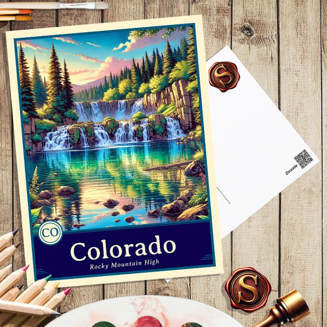 Colorado | Carte postale ombragée style Anime (Créateur téléchargé)