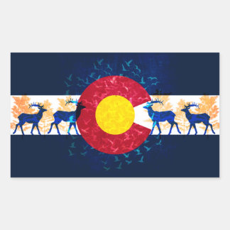 Colorado drapeau nature décors autocollants