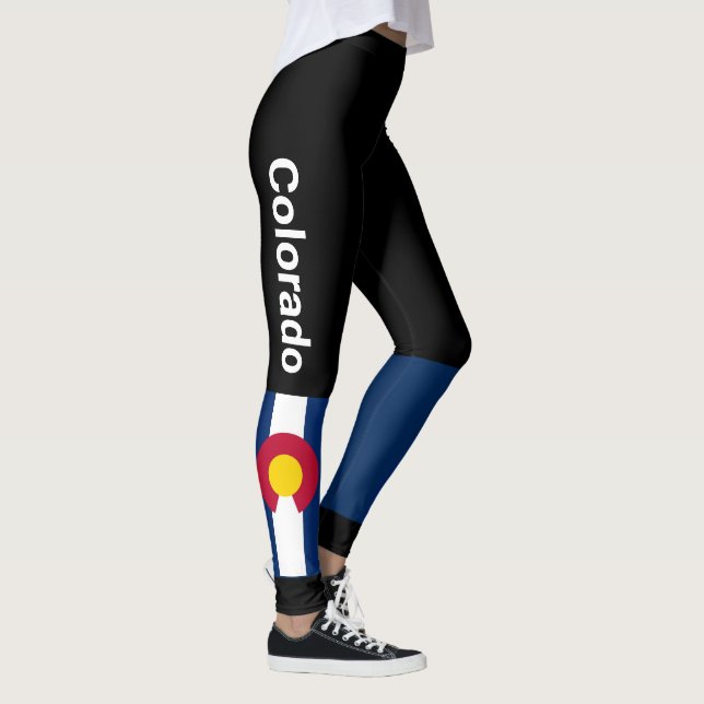 Colorado Drapeaux Leggings À Pantalon (Droite)