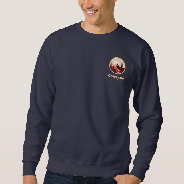 Colorado Est 1876 Sweatshirt Homme de Base (Devant)