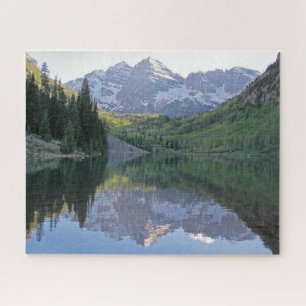Colorado Maroon Bells Mountain Landcape Puzzle