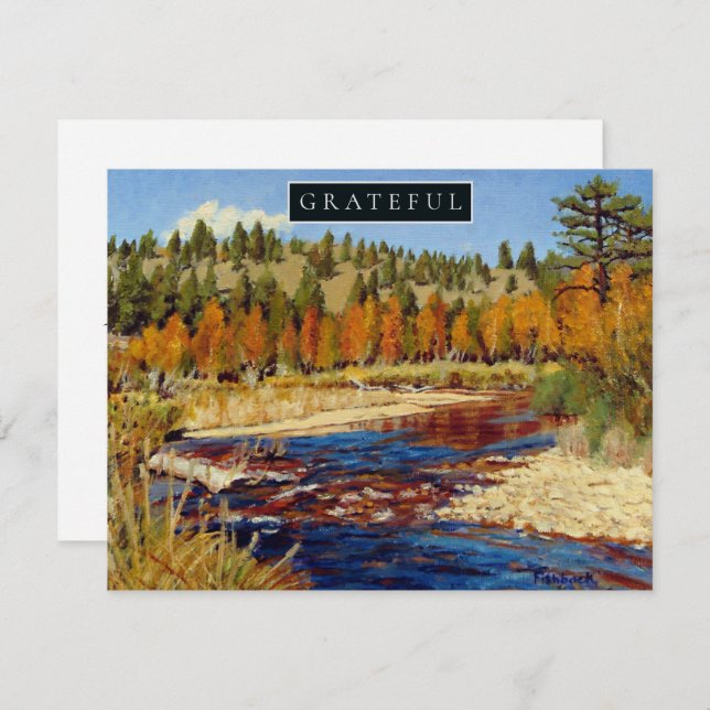 Colorado Mountain Fall Holiday Thankgiving (Devant / Derrière)