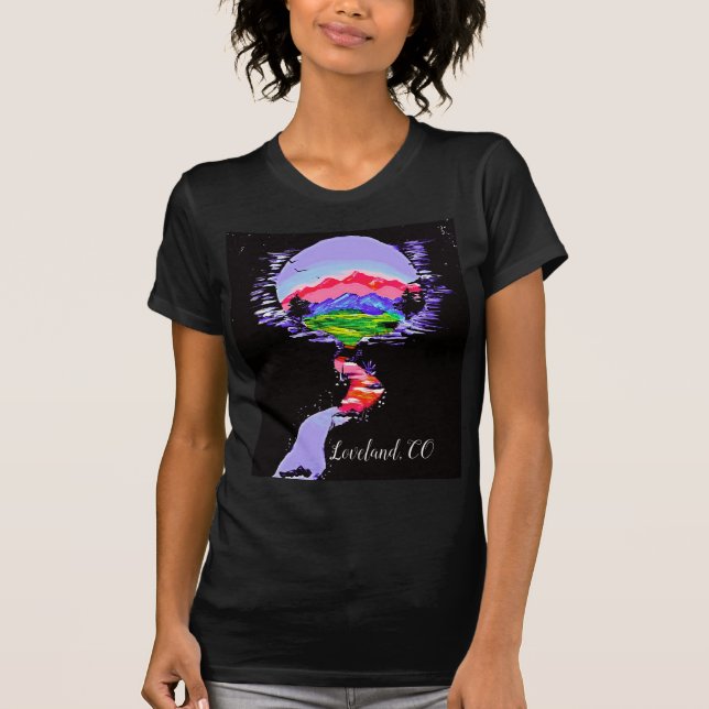 Colorado Nightsky, T-shirt féminin (Devant)