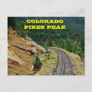Colorado Pikes Peak Monter La Carte Postale