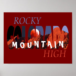 Colorado - Rocky Mountain High Poster