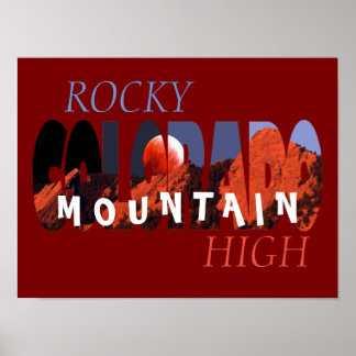Colorado - Rocky Mountain High Poster