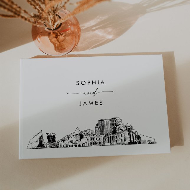 Colorado Springs Skyline Mariage Livre d'or (Créateur téléchargé)