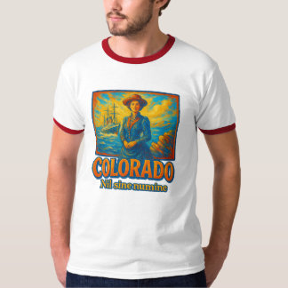 Colorado State Artitic T-Shirt - Peinture à huile.