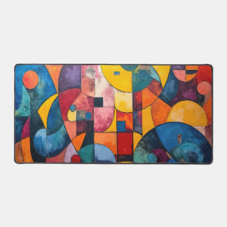 Colorcube 3 Cubism Colorcube Coloré Bureau Mat