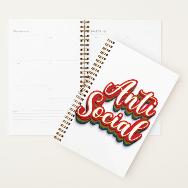 Coloré anti-social (Devant avec enveloppe)