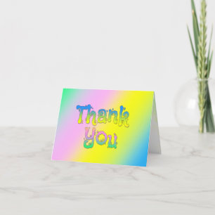 Coloré Bright Pastels Merci Cartes